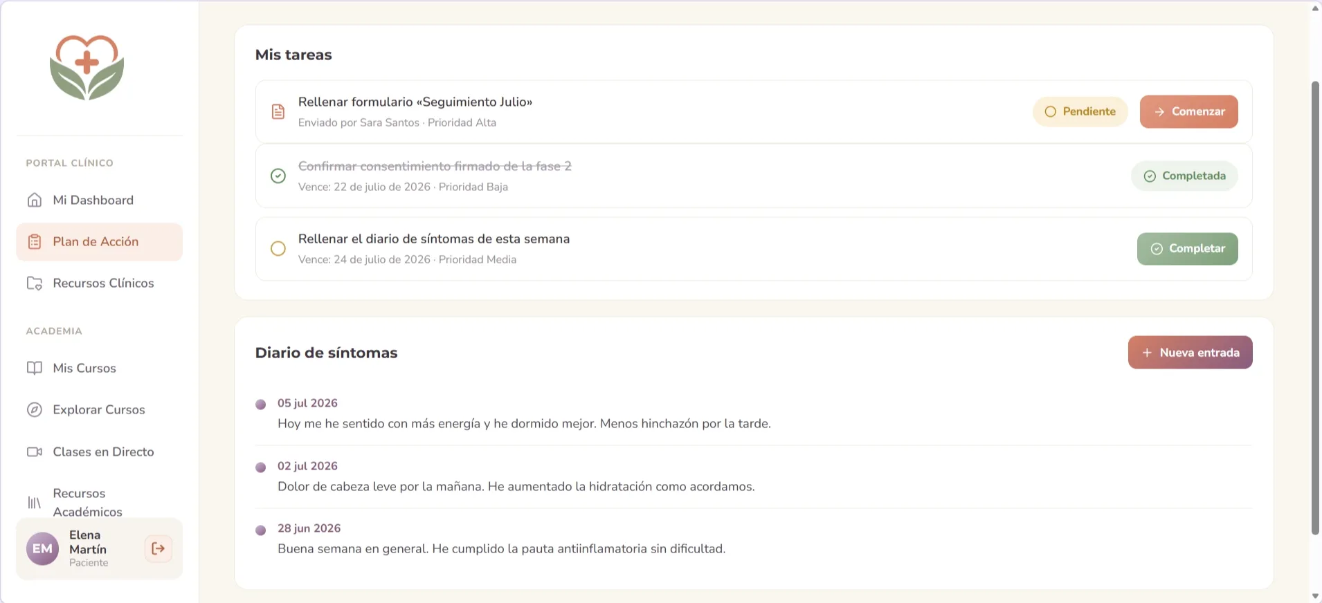 Sistema de notificaciones y alertas automatizadas para pacientes