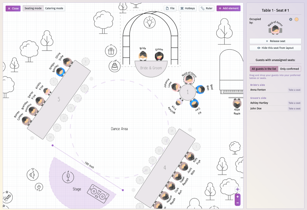 App Organizar Invitados