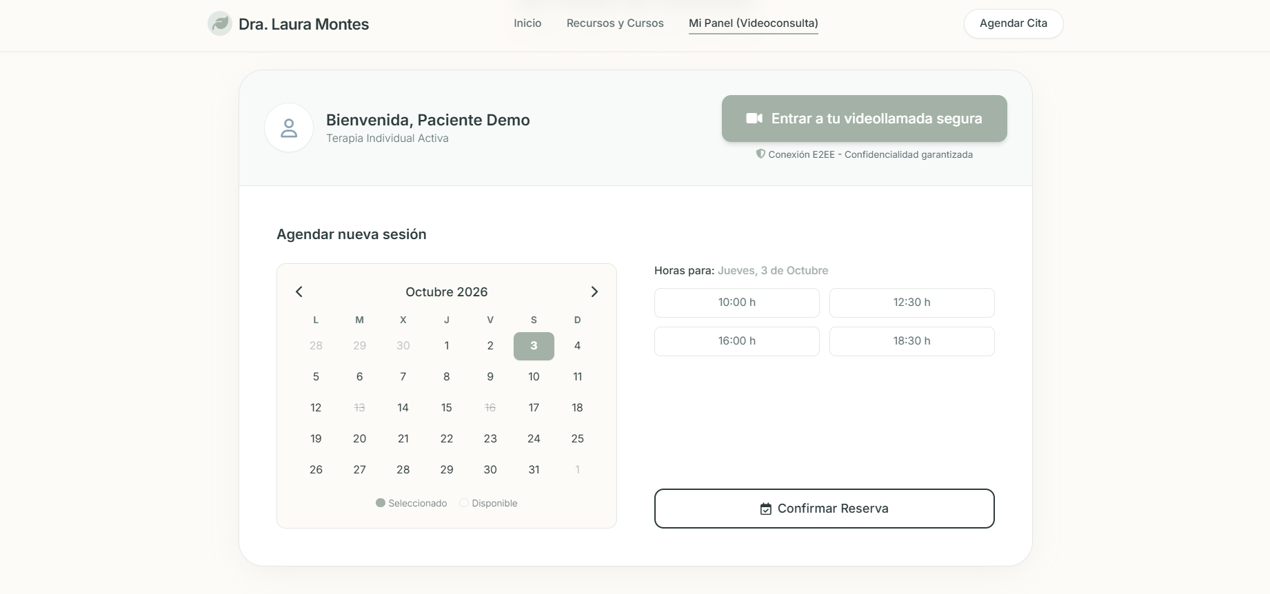 Videoconsulta segura