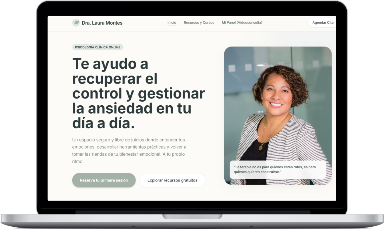 Web de Psicología en Mac